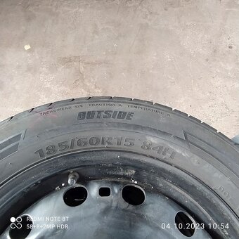 15" plechová kola – 5x100 – ŠKODA (VW, AUDI, SEAT) - 4