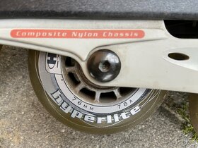 Značkové kvalitní zachovalé kolečkové brusle BAUER - 4