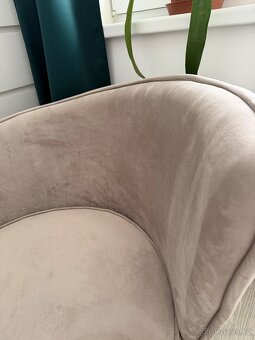 Semišové křeslo - 4