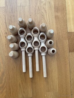 Dřevěná tyč 300cm borovice 4ks - 4