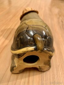 Keramická dekorativní soška želvy (výška cca 16 cm) - 4