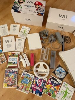 Nintendo Wii Mario Kart Pack + Wii Fit v originálním balení - 4