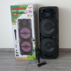 78cm BT reproduktor 30W, mikrofon, dálkové ovládání - nové - 4