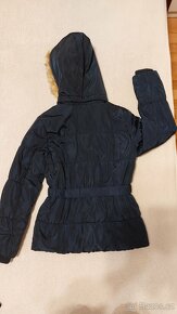 Tmavě modrá bunda H&M,vel.158 - 4