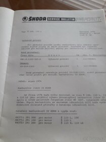 Servisní bulletin VII.1976, Š100, 100L,110 L, 110 LS, 110 R - 4