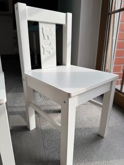 Dětská židlička IKEA KRITTER bílá - 4