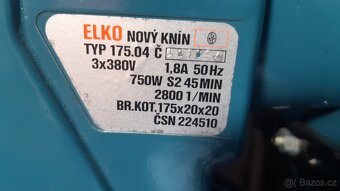 Bruska Elko B 175, nová, třífázová - 4