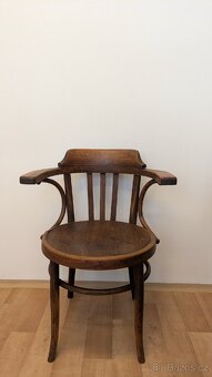Prvorepublikové ohýbané polokřeslo - Lampa Futurit 1930-45 - 4