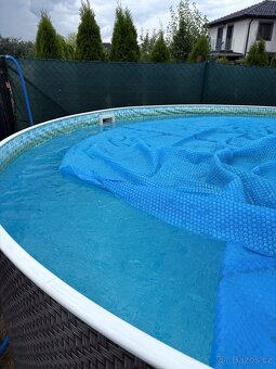 Bazén Azuro Vario ratan 3,6x1,2m + solární ohřev + filtrace - 4