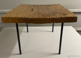 Stolek z masivu Dub - 4