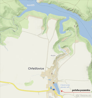 Různě velké pozemky u rybníka (zahrada), 495,-Kč/m2 - 4