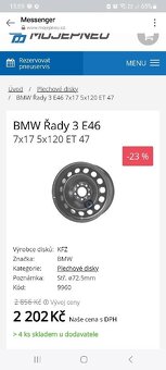 BMW Plechové disky se zimními pneu NOVÉ - 4