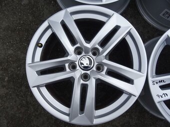 Alu disky originál Škoda, 17", 5x112, ET 42 , šířka 7J - 4