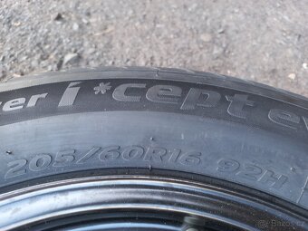 Prodám NOVOU sadu kol Mercedes 205/60R16 zimní - 4