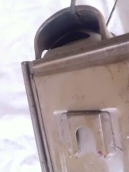 Původní Starožitná Karbidová Vojenská Lampa AFRIKAKORPS - 4
