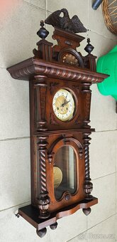 Luxusní bohatě vyřezávané starožitné pérovky - 4