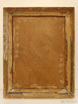 Obraz Josef Daněk starožitný, Vlčí máky, olej 66x52 - 4