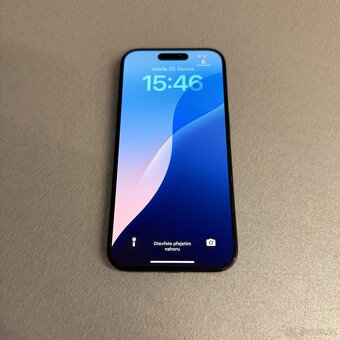 iPhone 15 Pro 256GB blue titan, pěkný stav, rok záruka - 4