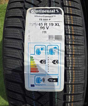 2ks nových zimních pneu Continental 225/45/19 - 4