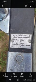 Prodám vlek na loď do cca 4m s stk - 4