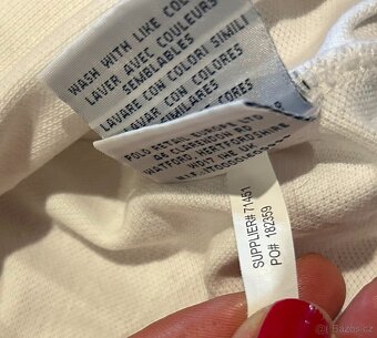 RALPH LAUREN PÁNSKÉ WHITE BÍLÉ POLO TRIKO S - 4