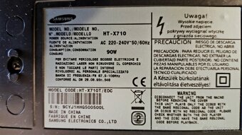 Domácí kino Samsung ht-x710 - 4