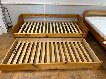 Výsuvná dvoupostel 90x200cm, 2xjednolůžko - 4