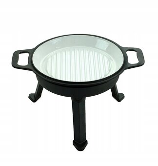 MYSLIVECKY SMALTOVANÝ litinový 15L kotlík - 4