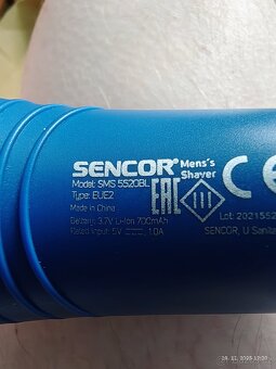 Pánský holící strojek Sencor SMS 5520BL - 4