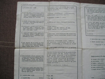 motocykl ČZ 175 ccm starý techničák rok 1936 ČZ Strakonice - 4