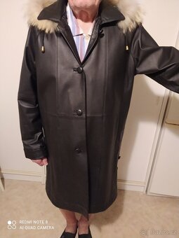 dám. dlouhý kabát s kapucí vel.XL (48-51) - 4