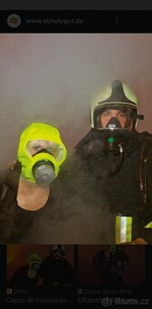 DRÄGER PARAT 5520 úniková, vyváděcí maska s kuklou - Nová - 4