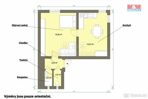 Pronájem bytu 2+kk, 50 m², Planá, ul. Revoluční - 4