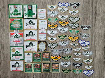 Pivní etikety_Pivovar Jihlava, Bernard, Platan, Černá Hora - 4