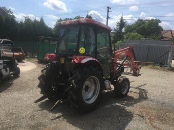 Tym T503 + čelní nakladač s vidlemi + zimní čelní radlice - 4