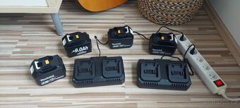 Dual rychlonabíječka 18-21V/3Ah,pro Aku baterie Makita. - 4