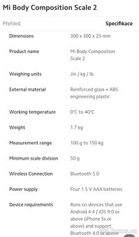 Xiaomi Mi body composition scale 2-vaha - 4