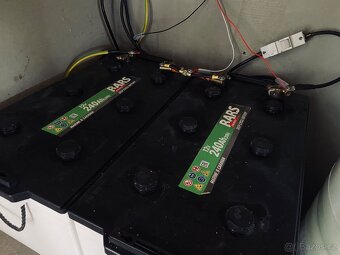 Trakční baterie (2x12v-2x240ah) + Balancer 24v - 4