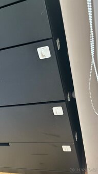 Černá šuplíková komoda IKEA 80cm za odvoz - 4