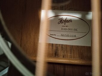 Elektroakustická kytara Höfner HAS 01 DK - 4