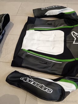 Alpinestars Motegi V2-Pánská kožená moto kombinéza, dvoudíl - 4