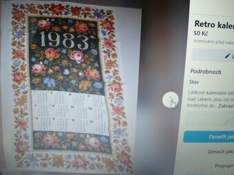 Látkové retro kalendáře - 4