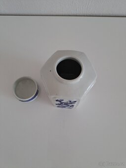 Porcelánová dóza - čínský motiv - 4