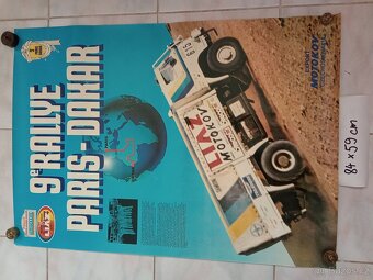Plakáty LIAZ Paris Dakar a další plakáty a kalendáře LIAZ - 4