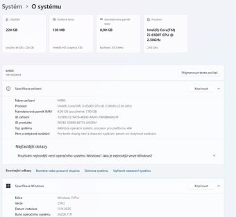 Lenovo ThinkCentre M900 - 8 GB RAM - Intel Core i5 - 4