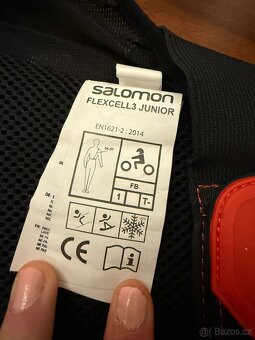 Chránič zad SALOMON Flexcell 3 Junior - 4