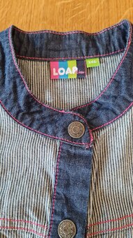 Dívčí riflové šaty zn. Loap vel.146 - 4