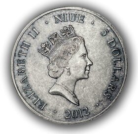Starožitné stříbrné mince Napoleon a Kutuzov 2x2 oz, 2012 - 4