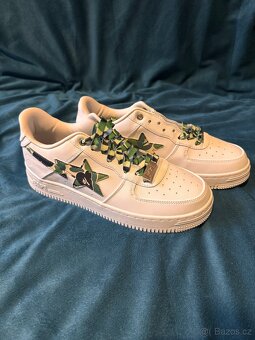 BAPE STA Low White ABC Camo Grenn EUR 46 - 4