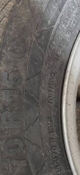 VW T4 195/70 R15C disky + zimní pneumatiky 8mm - 4